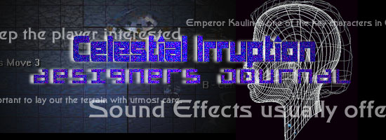 Celestial Irruption Design Journal